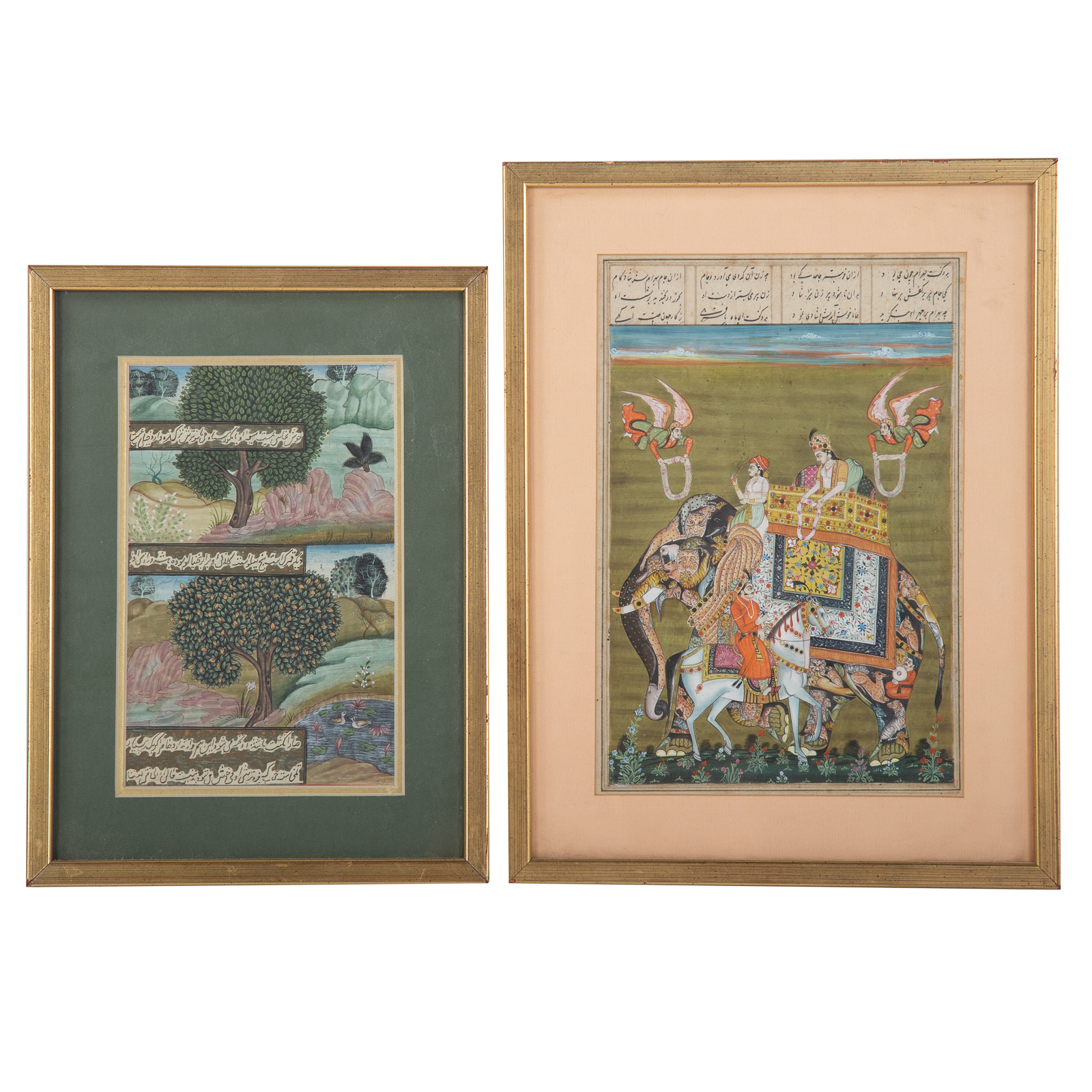 TWO 19TH C. OR EARLIER, MUGHAL MANUSCRIPT