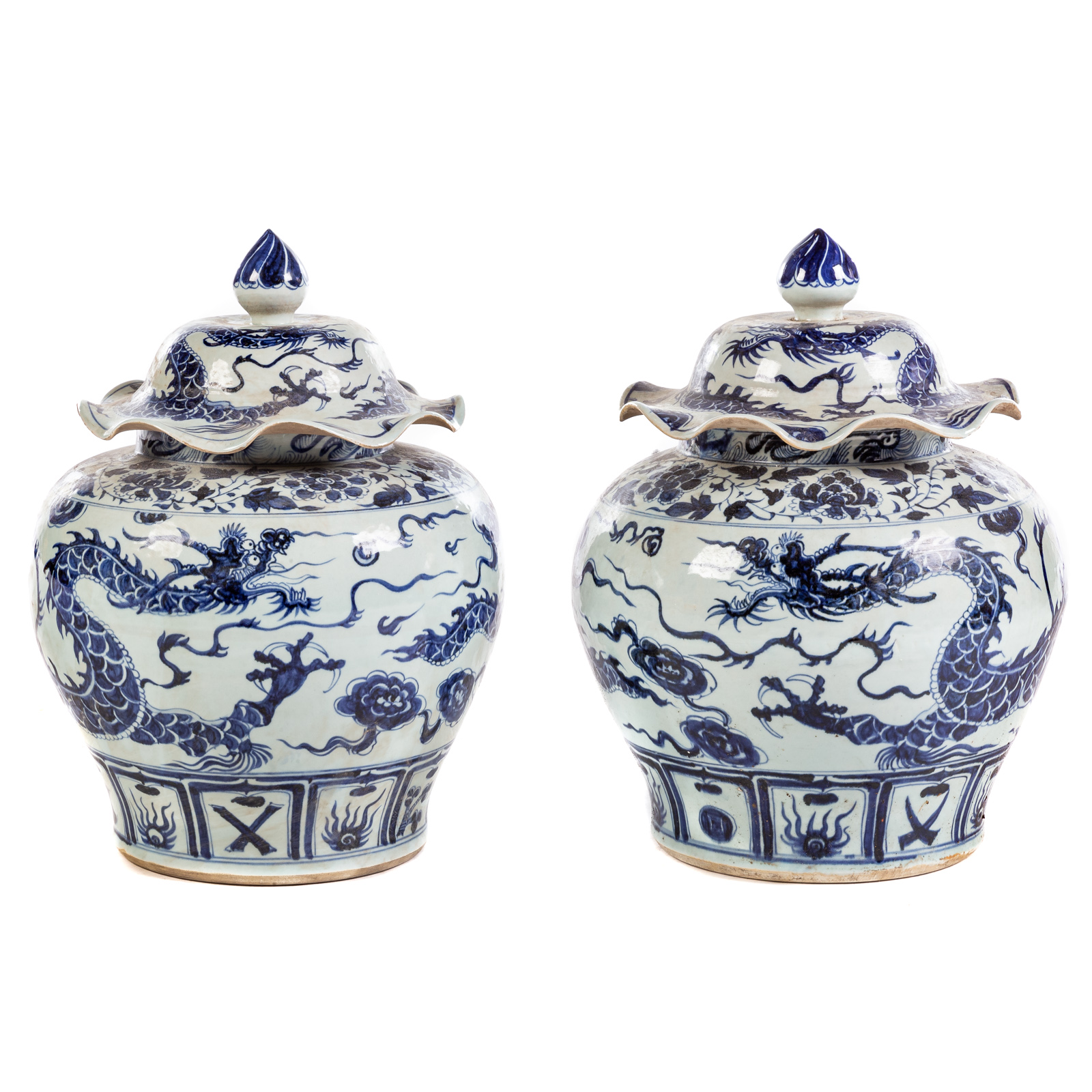 A PAIR OF LARGE CHINESE MING STYLE 29eaf3