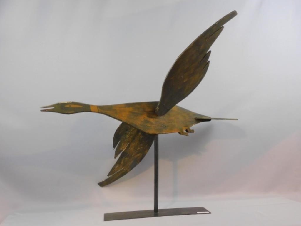 CANADA GOOSE WHIRLIGIG, EARLY 20TH C.,