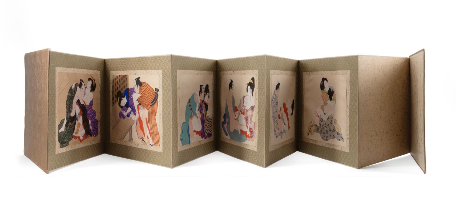 JAPANESE PILLOW BOOK OR SHUNGA ILLUSTRATIONS