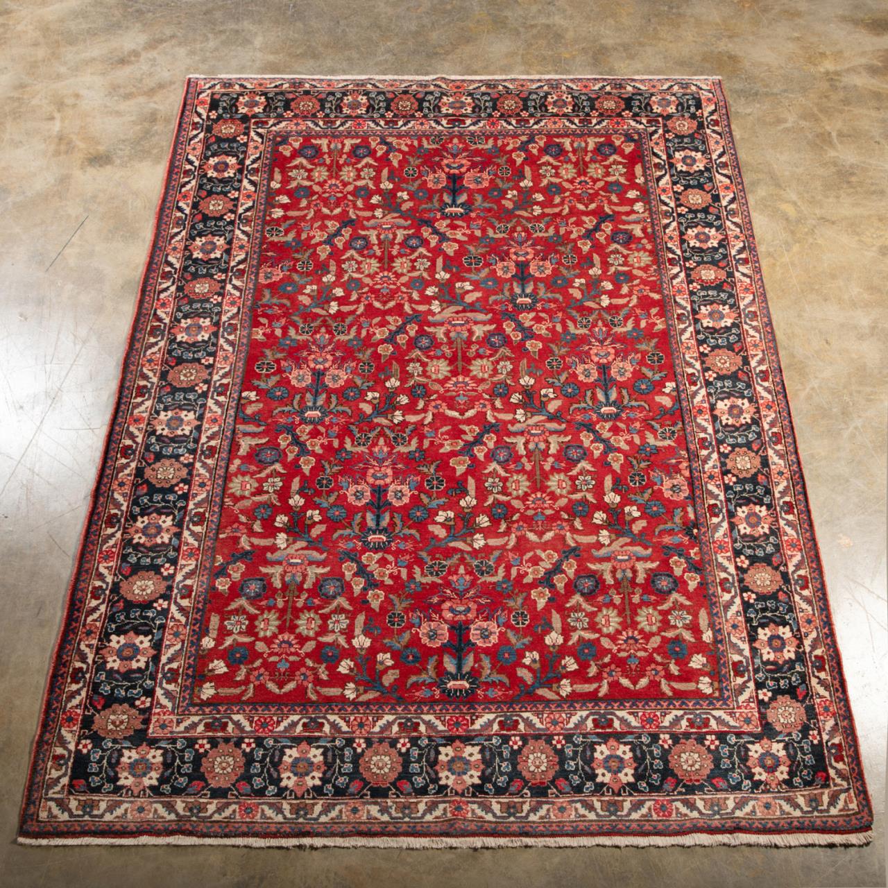 HAND KNOTTED WOOL PERSIAN HAMADAN