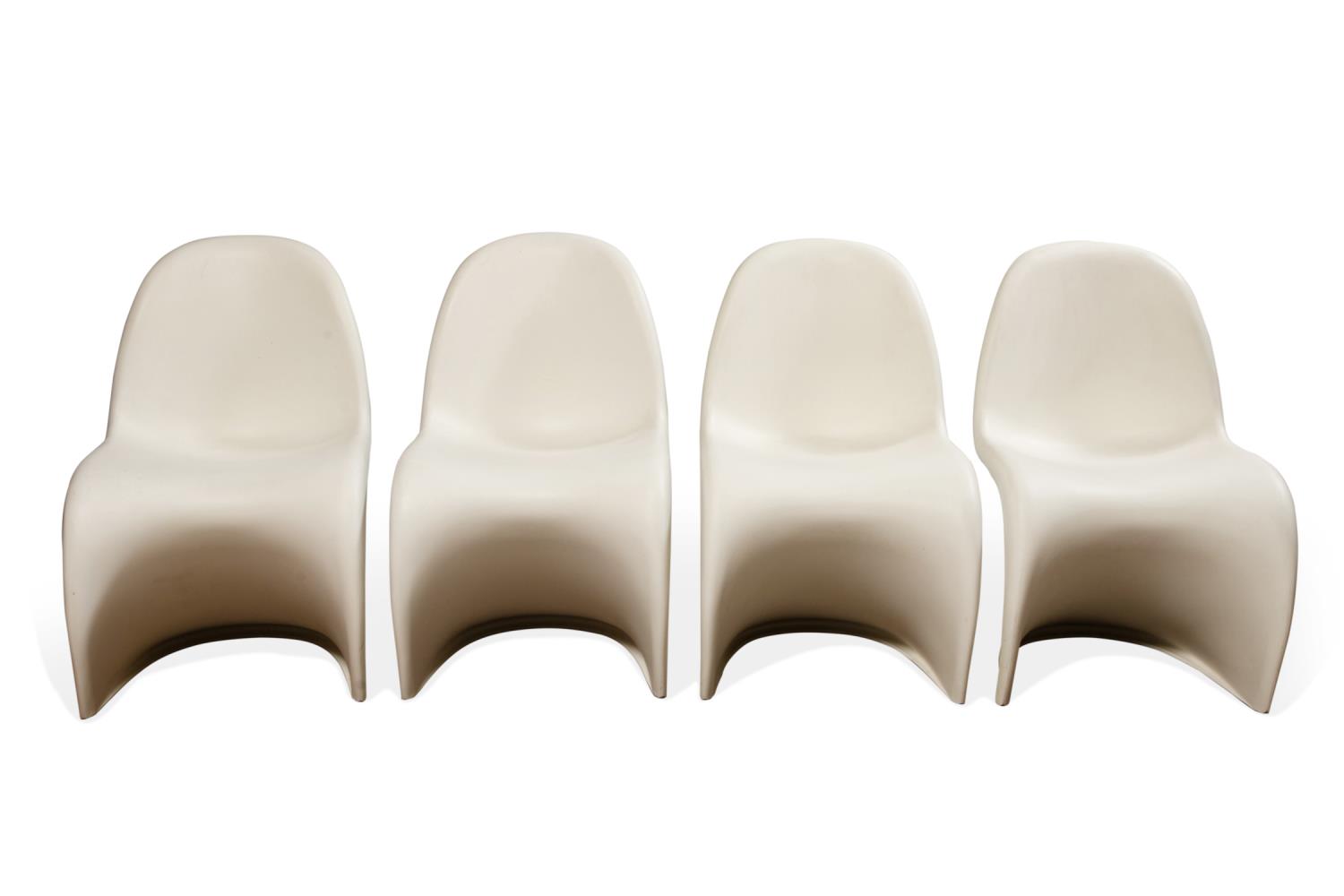 FOUR VERNER PANTON VITRA MOLDED 29f57a