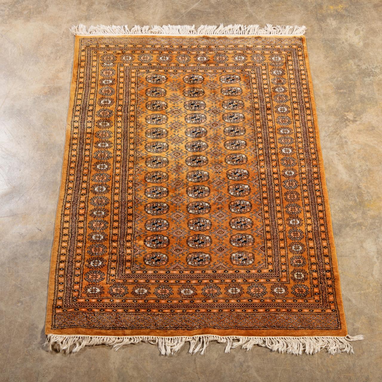 HAND KNOTTED SINO-BOHKARA RUG,