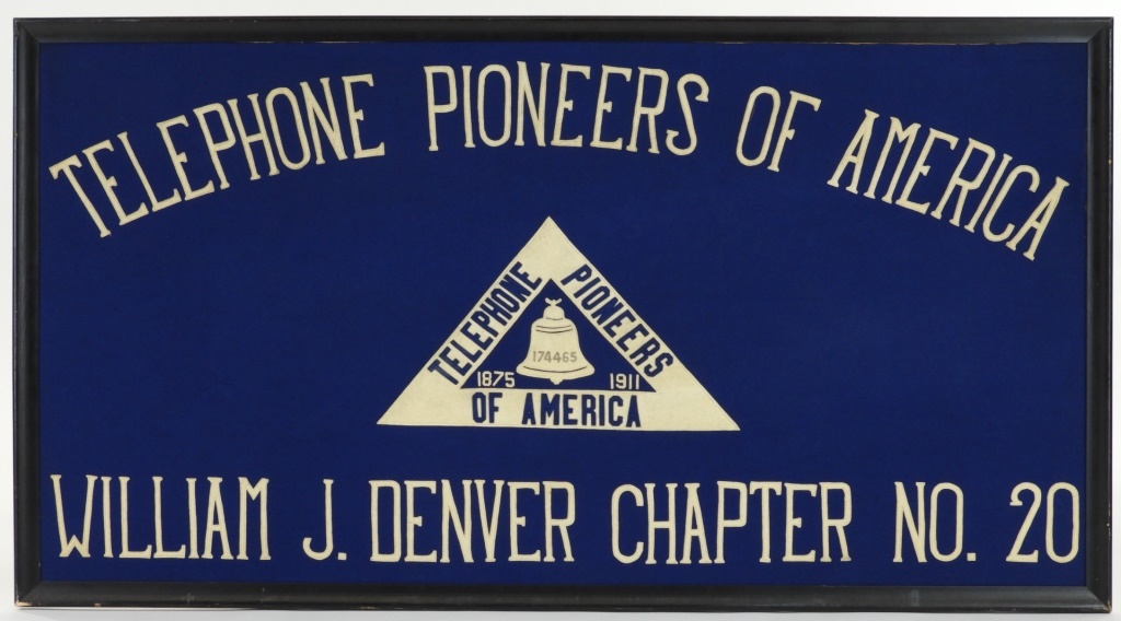 TELEPHONE PIONEERS OF AMERICA FRAMED