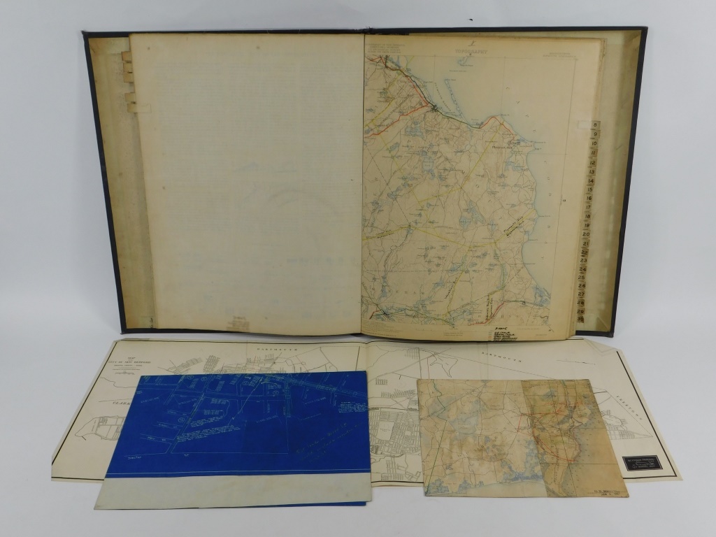 BOUND VOL EARLY USGS MAPS TELEPHONE 29cf85