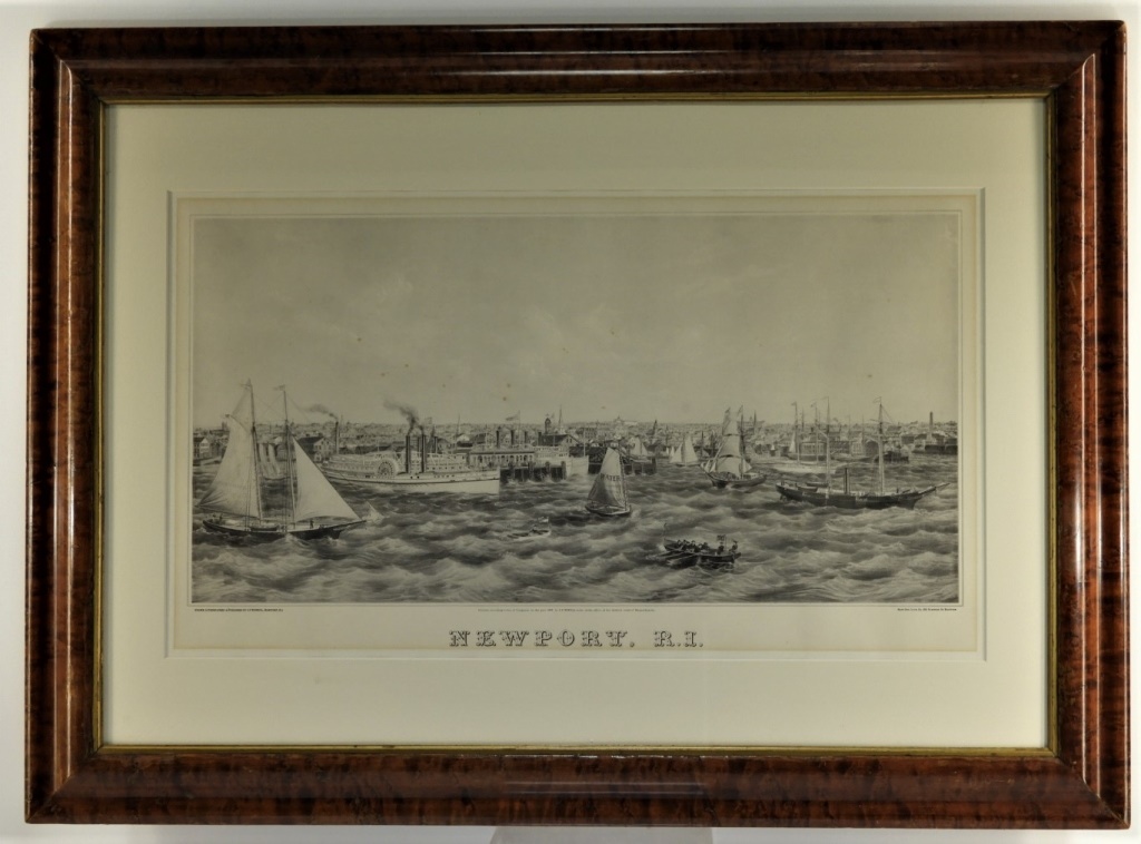 1870 J. P. NEWELL LITHOGRAPH OF