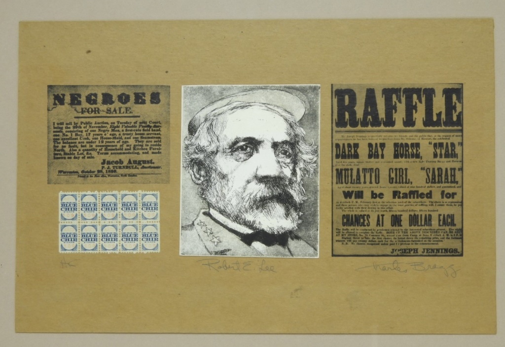 CHARLES BRAGG ROBERT E. LEE ETCHING