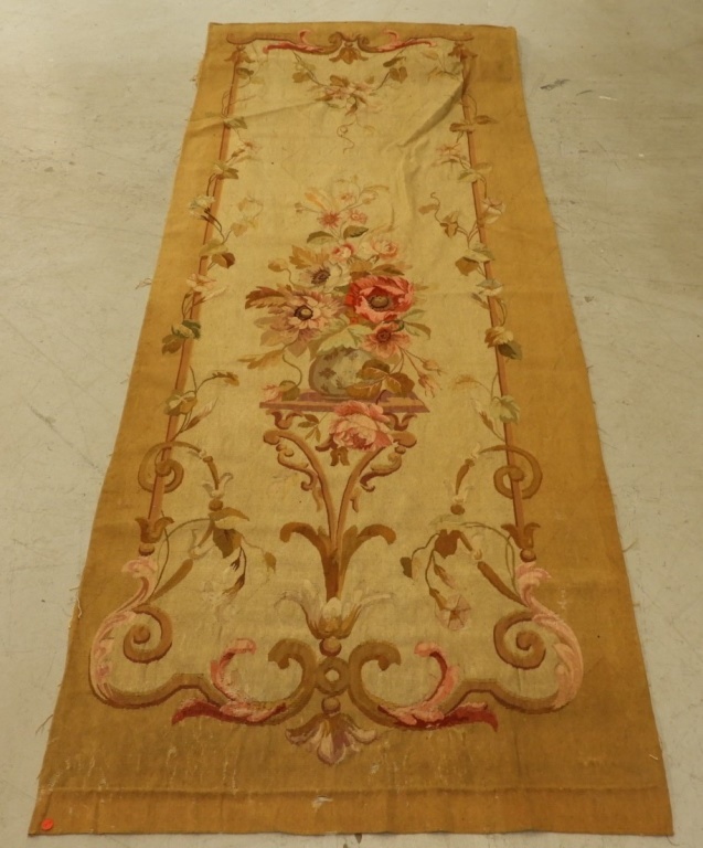 18C FRENCH AUBUSSON HANGING PANEL