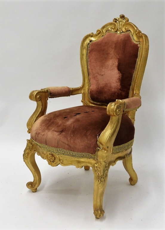 18C. FRENCH LOUIS XV PERIOD GILT