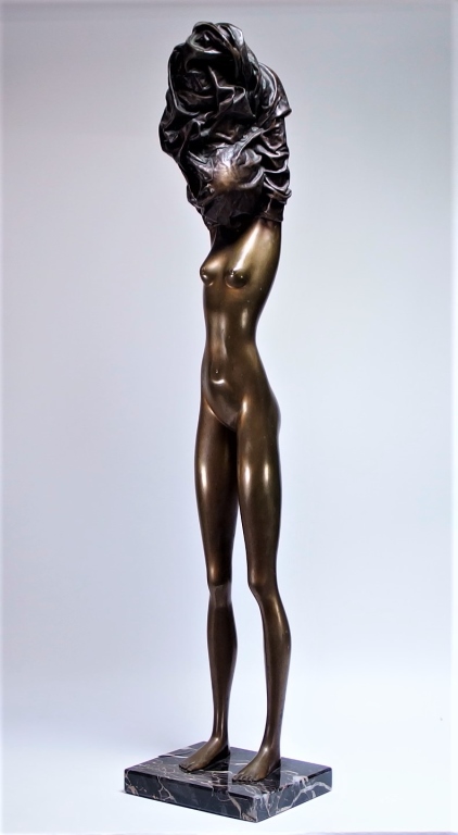 BRUNO BRUNI LA DIVINA BRONZE SCULPTURE