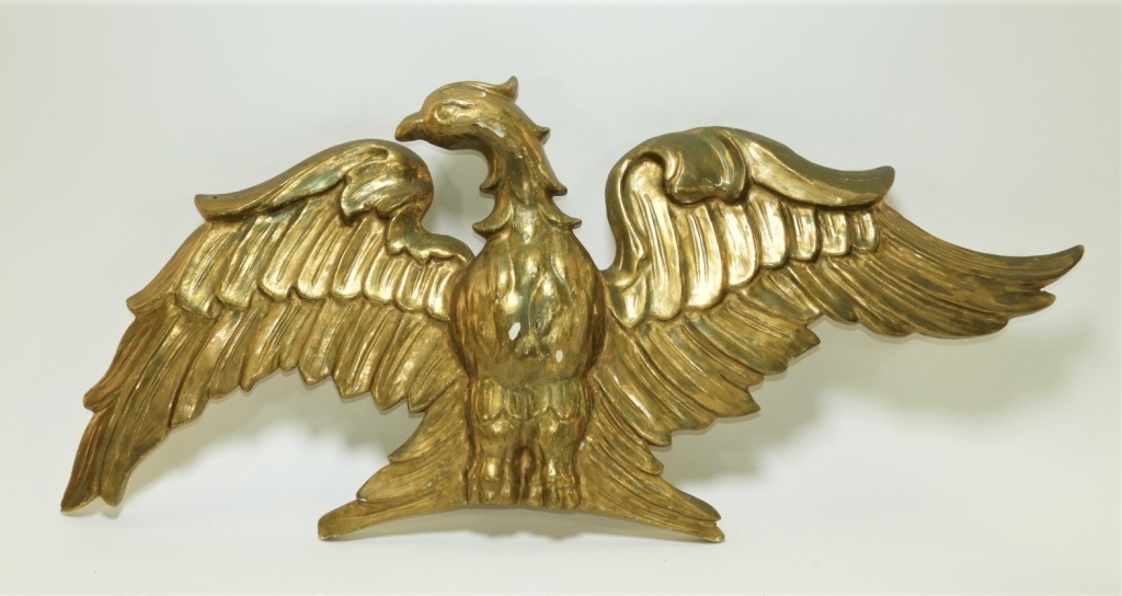 AMERICAN CARVED GILT WOOD ARCHITECTURAL
