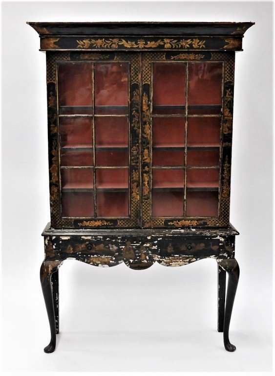 FRENCH CHINOISERIE QUEEN ANNE STYLE 29d190