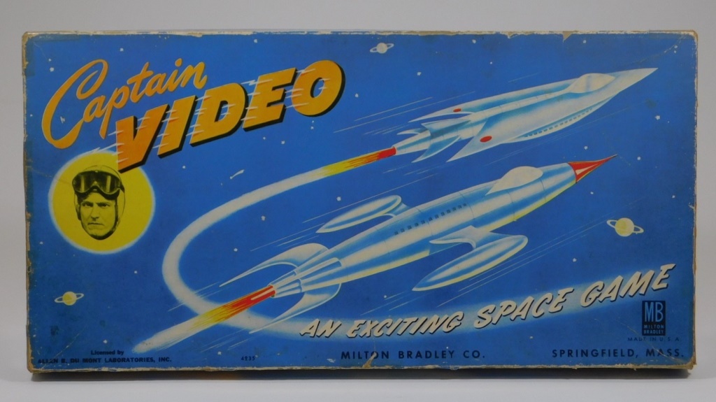 C 1950 MILTON BRADLEY CAPTAIN VIDEO 29d19a