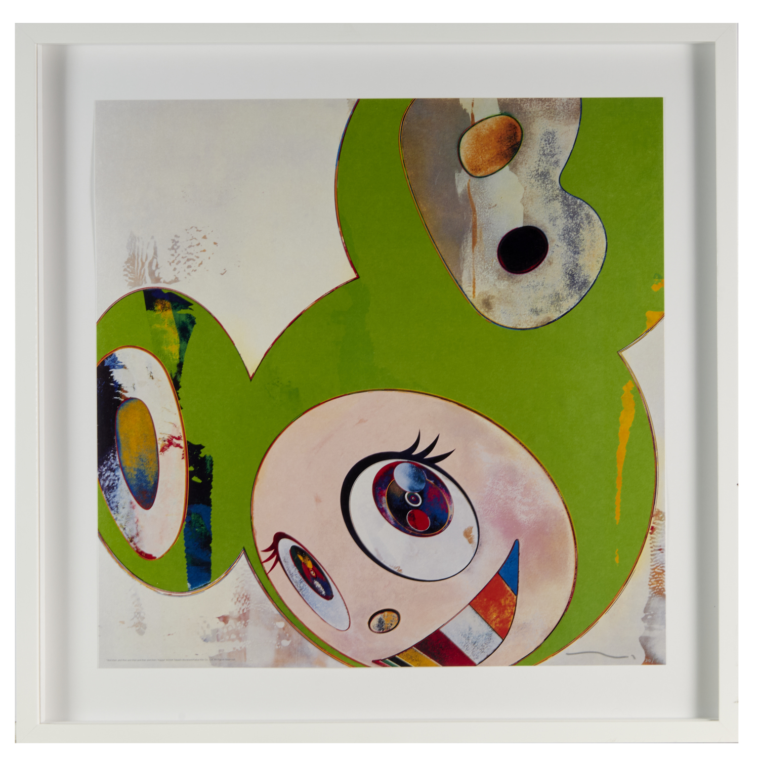 TAKASHI MURAKAMI COLOR LITHOGRAPH  29d234