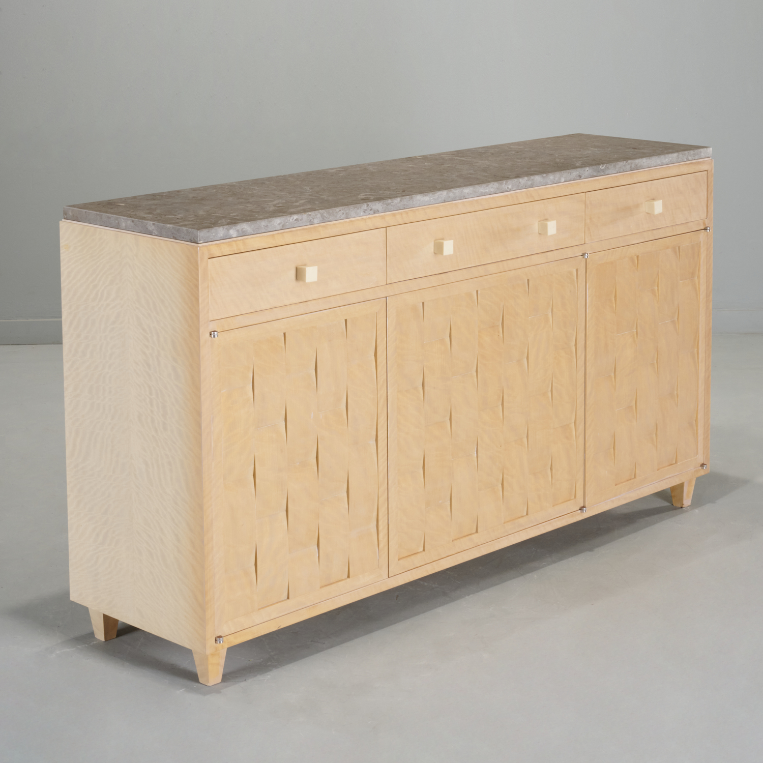 BLEACHED MAHOGANY CREDENZA, PETER