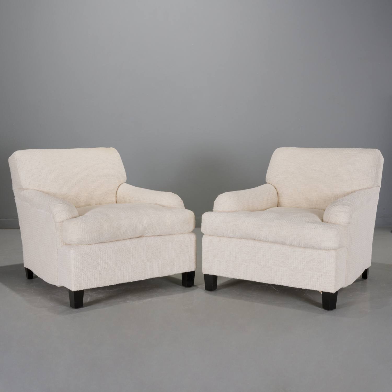 PAIR JM FRANK (AFTER) CLUB CHAIRS,