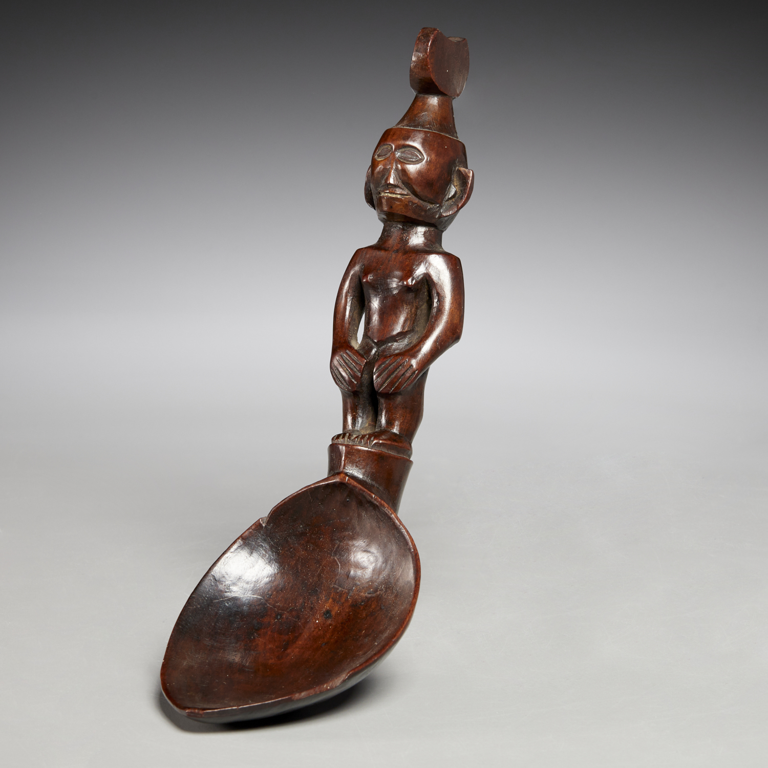 PHILIPPINES IFUGAO FIGURAL SPOON 29d255