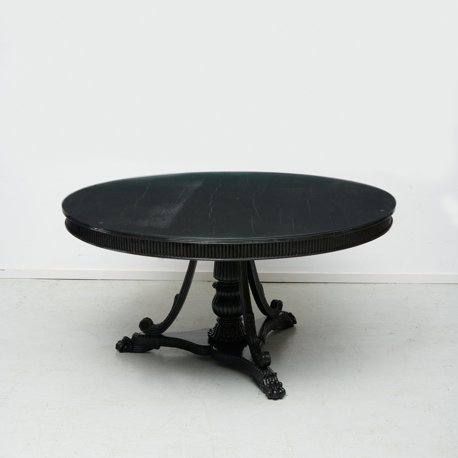 GEORGE IV STYLE EBONIZED DINING 29d29c