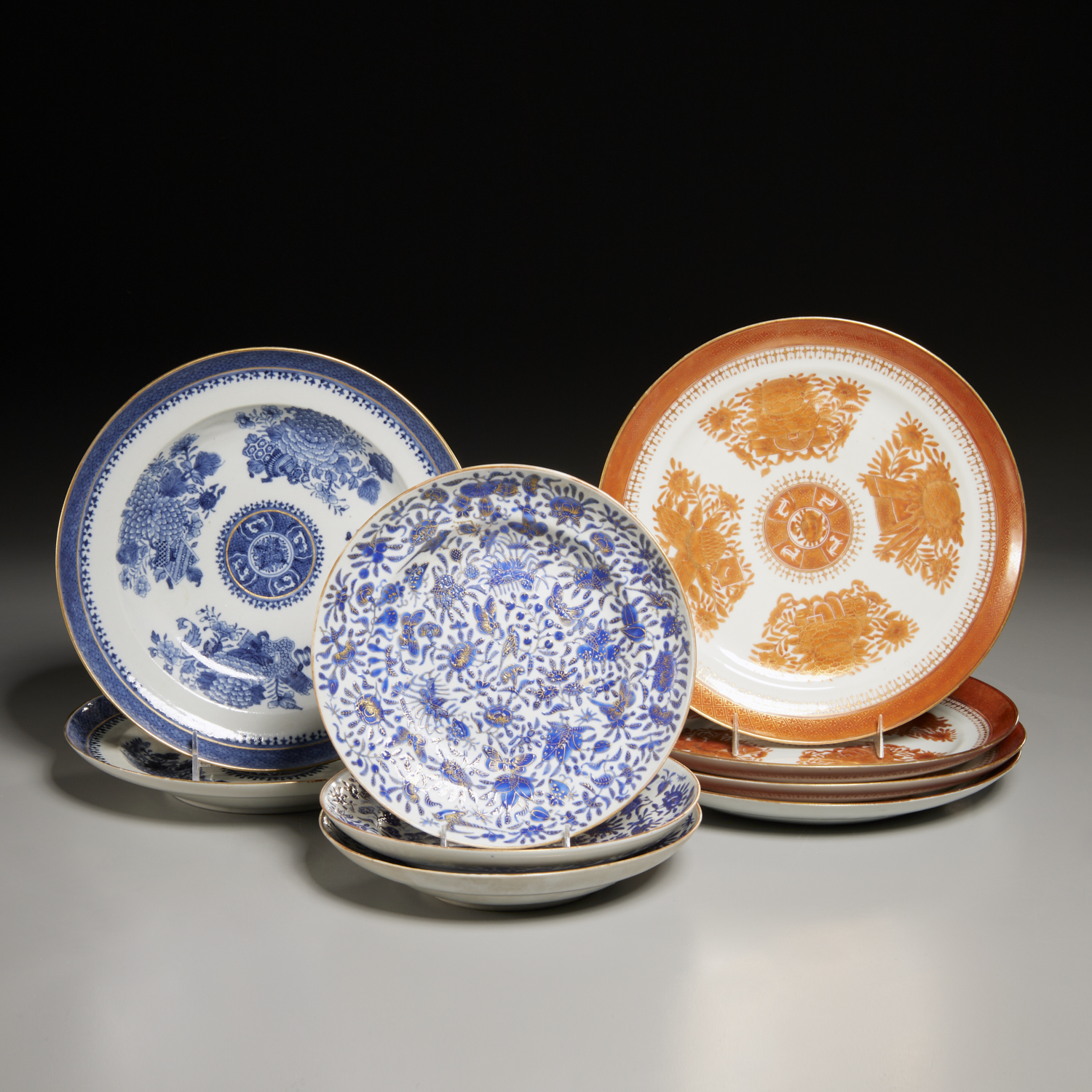 CHINESE EXPORT PORCELAIN DISHES,