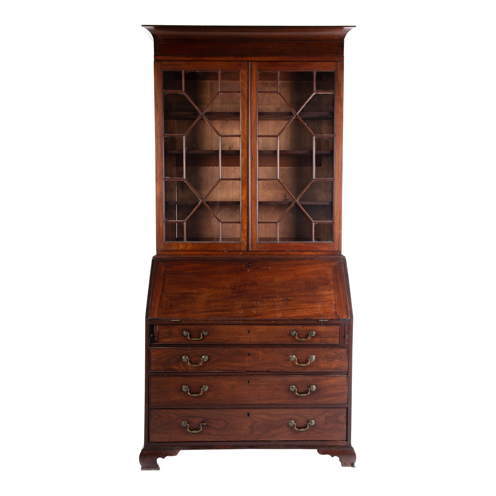 FEDERAL MAHOGANY SECRETARY BOOKCASE 29dadb