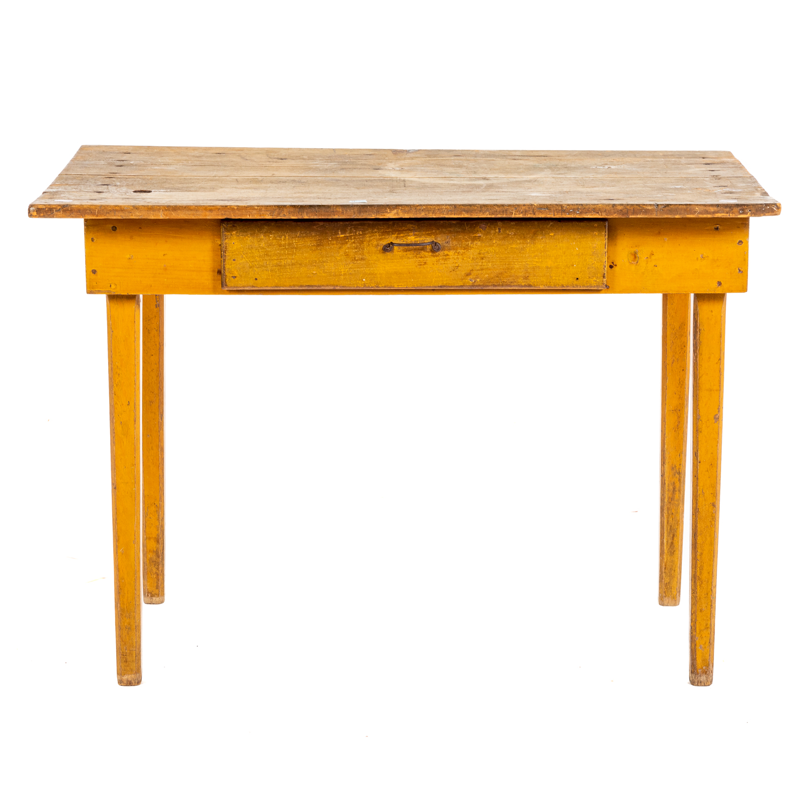 AMERICAN PAINTED PINE TABLE 19th 29dafd