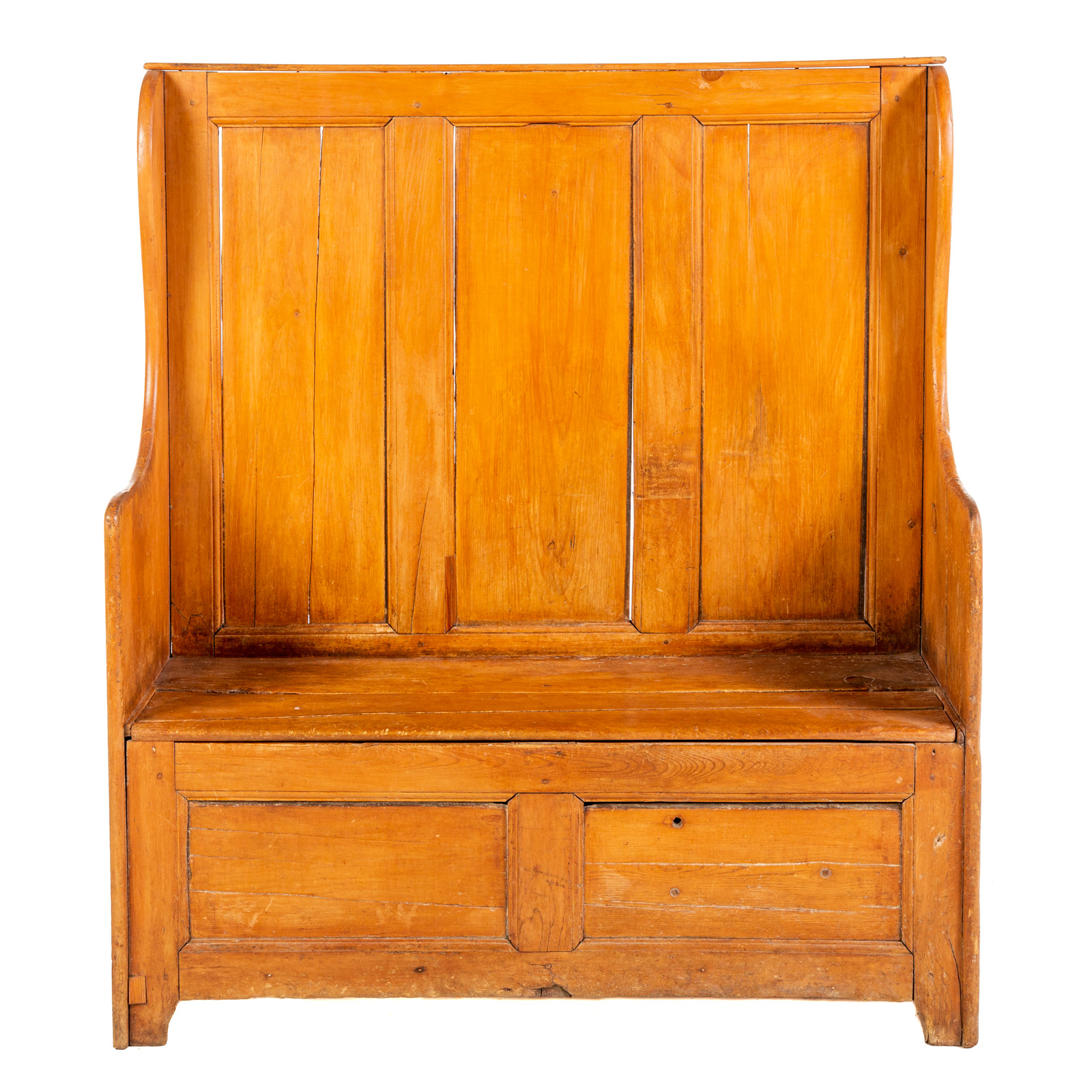 AMERICAN PRIMITIVE PINE SETTLE