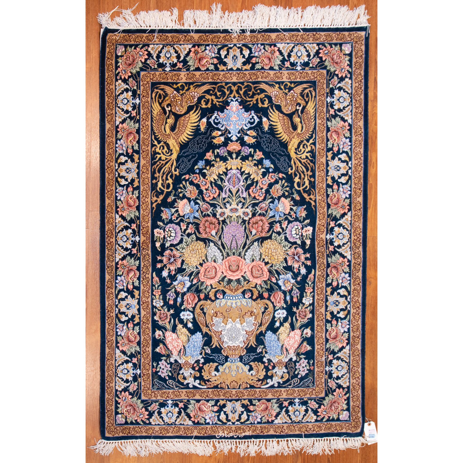 FINE ISFAHAN RUG PERSIA 3 3 X 29db37