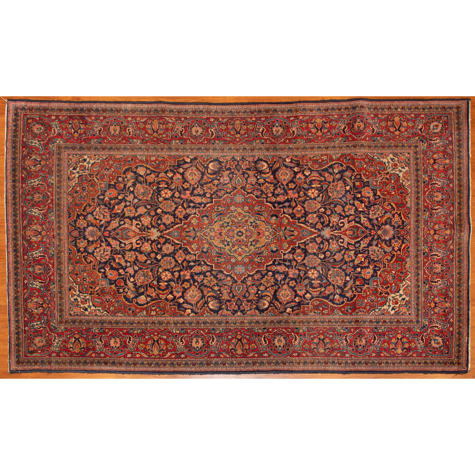 SEMI-ANTIQUE KASHAN RUG, PERSIA,