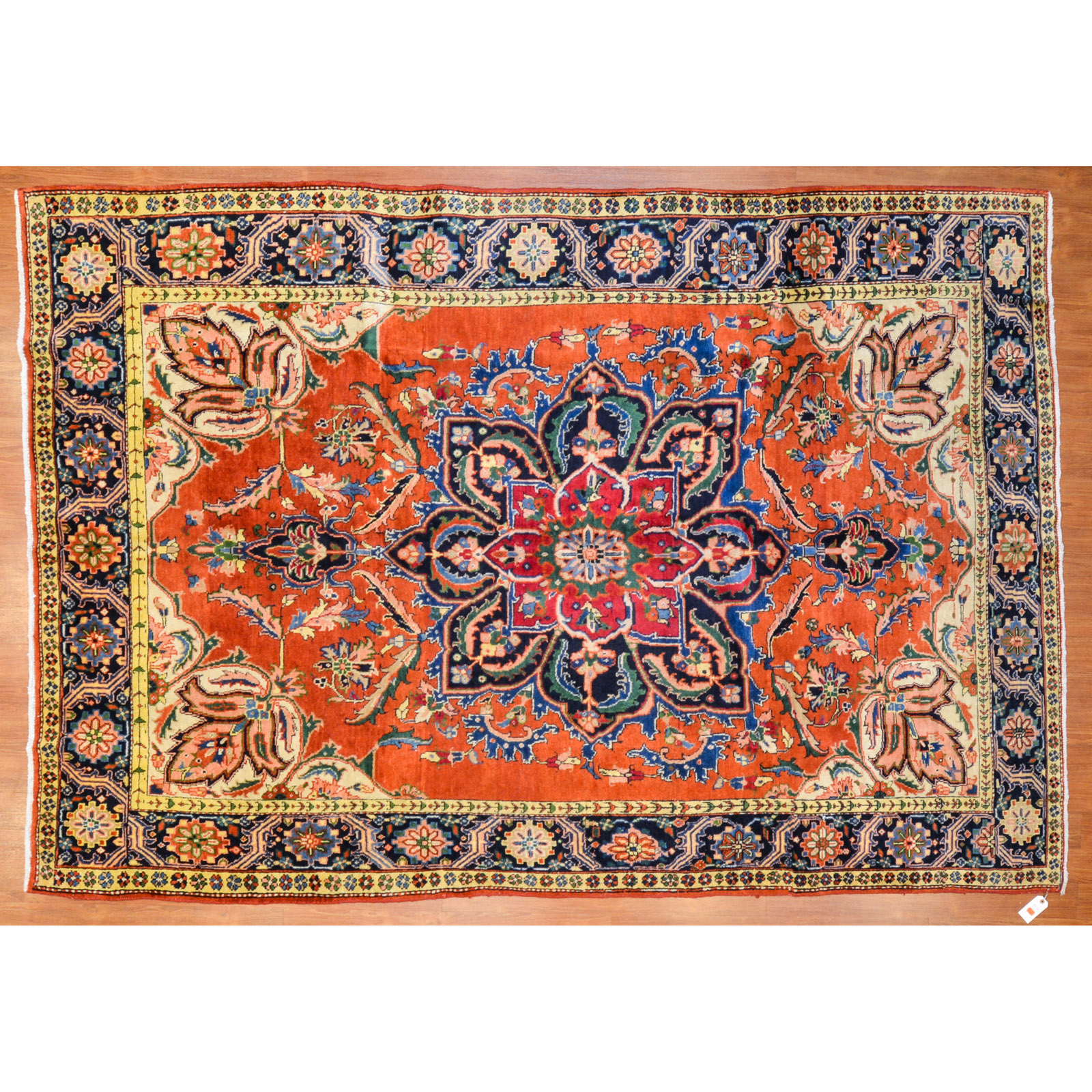 HERIZ RUG, PERSIA, 6.5 X 9.5 Fourth