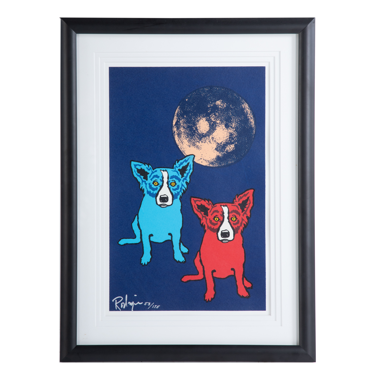 GEORGE RODRIGUE.COSMOS MOON, SILKSCREEN