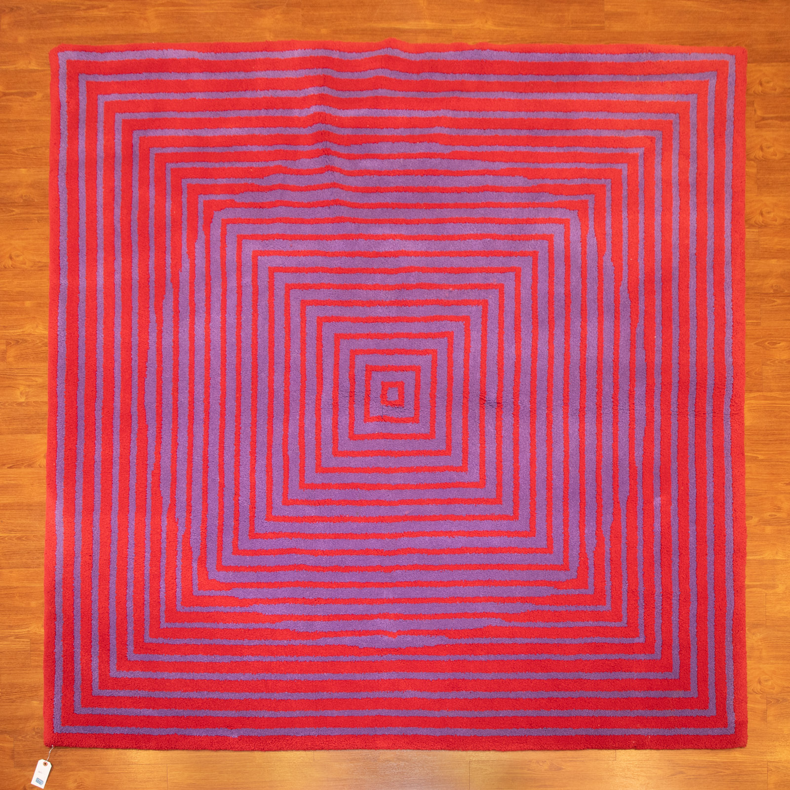 VICTOR VASARELY. "BETA," TAPESTRY/CARPET