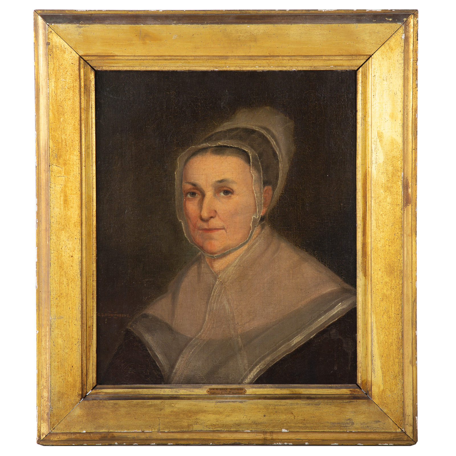 AMERICAN SCHOOL 19TH C PORTRAIT 29dcd5