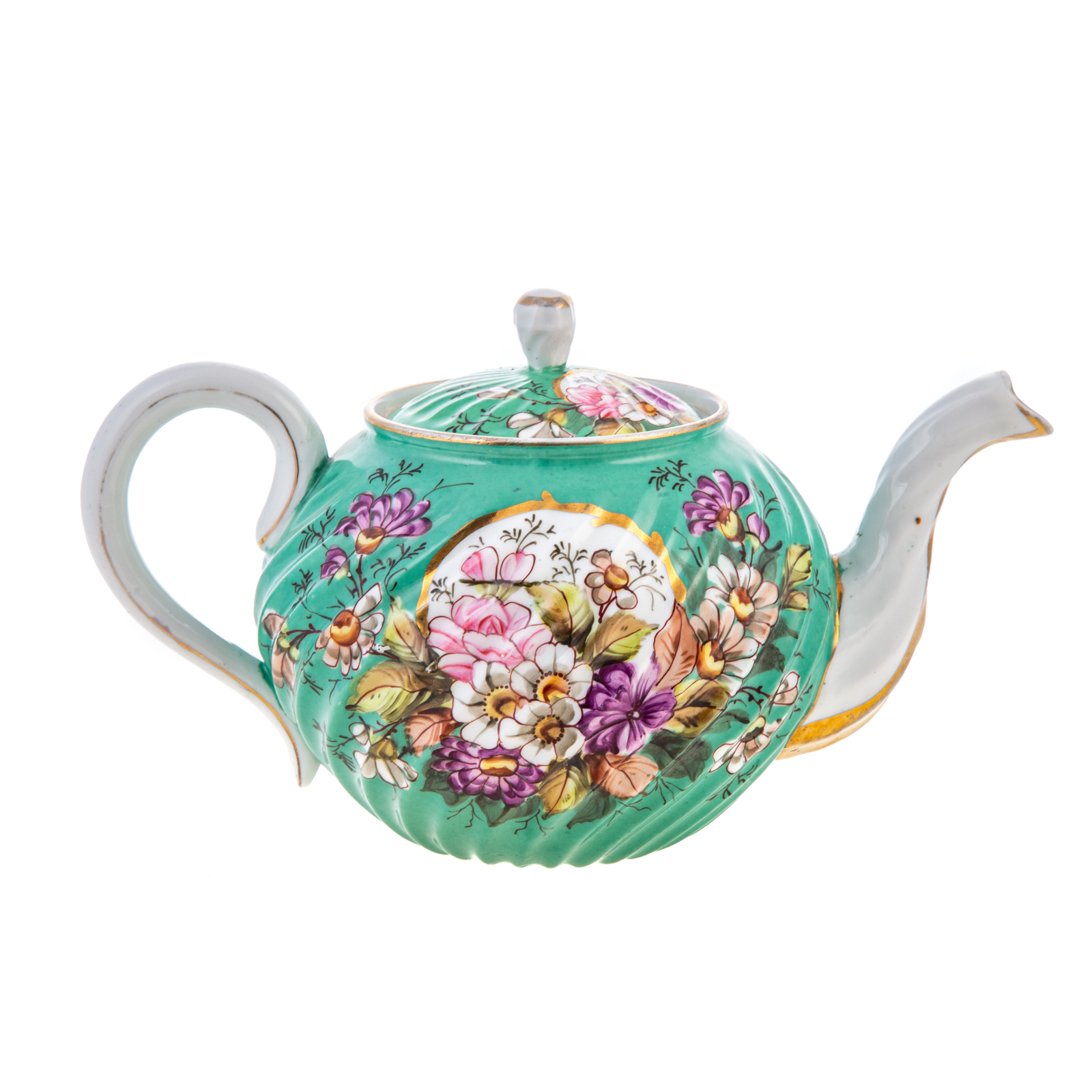 KUZNETSOV PORCEALAIN TEAPOT 1891 1917  29dd09