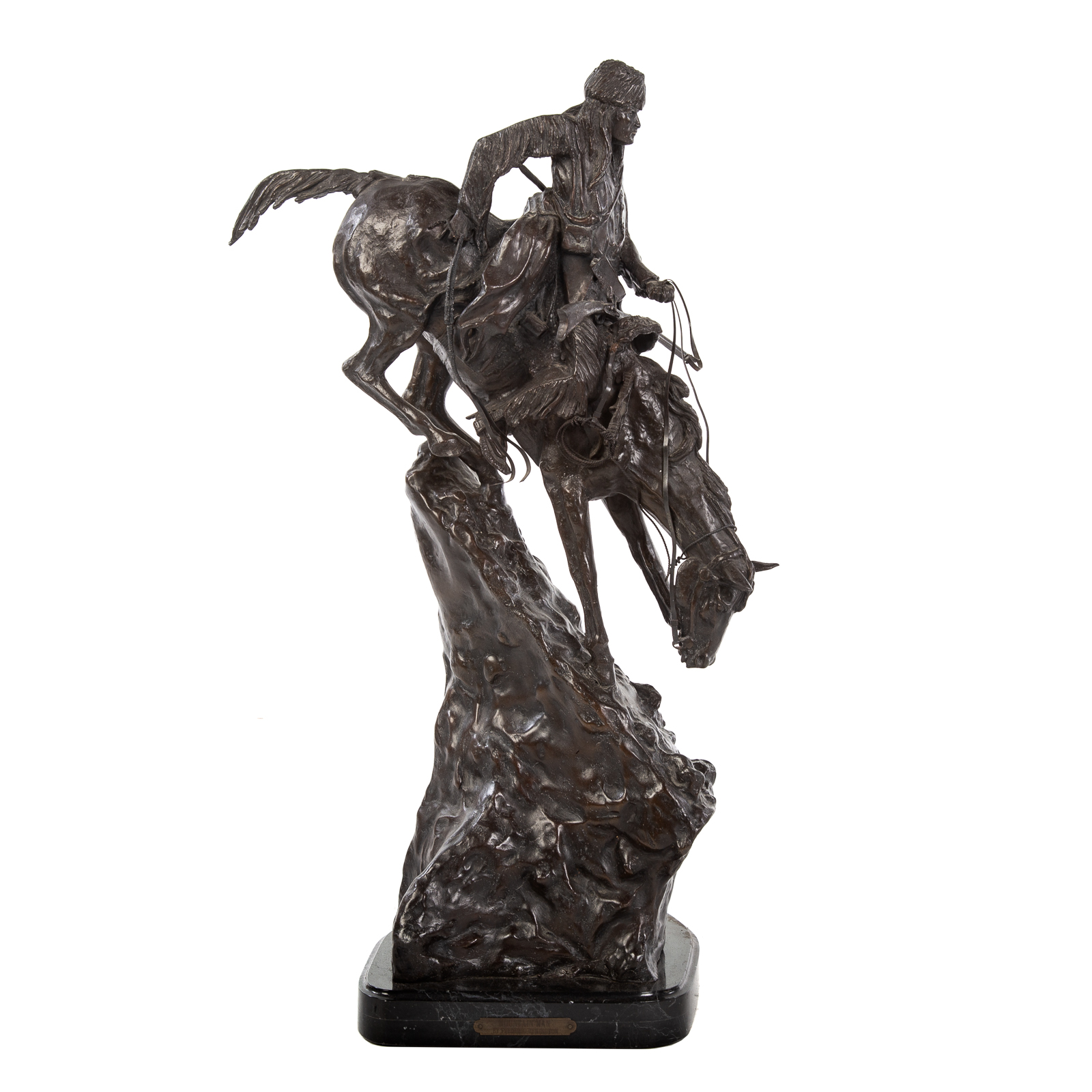 AFTER REMINGTON, MOUNTAIN MAN BRONZE