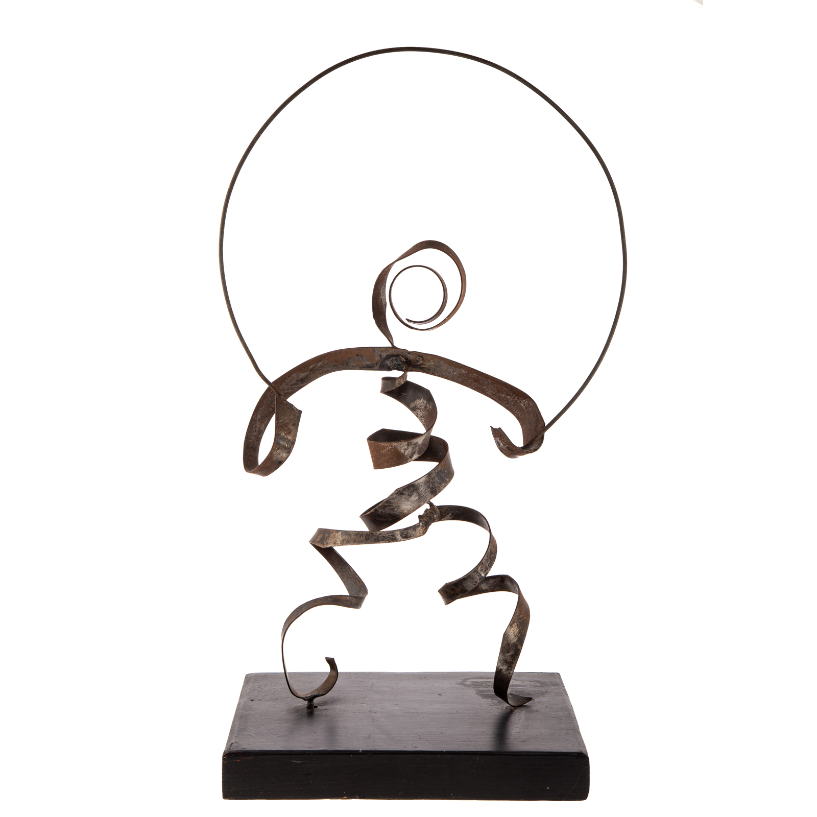 CONTEMPORARY METAL SCULPTURE JUMPING 29dd71