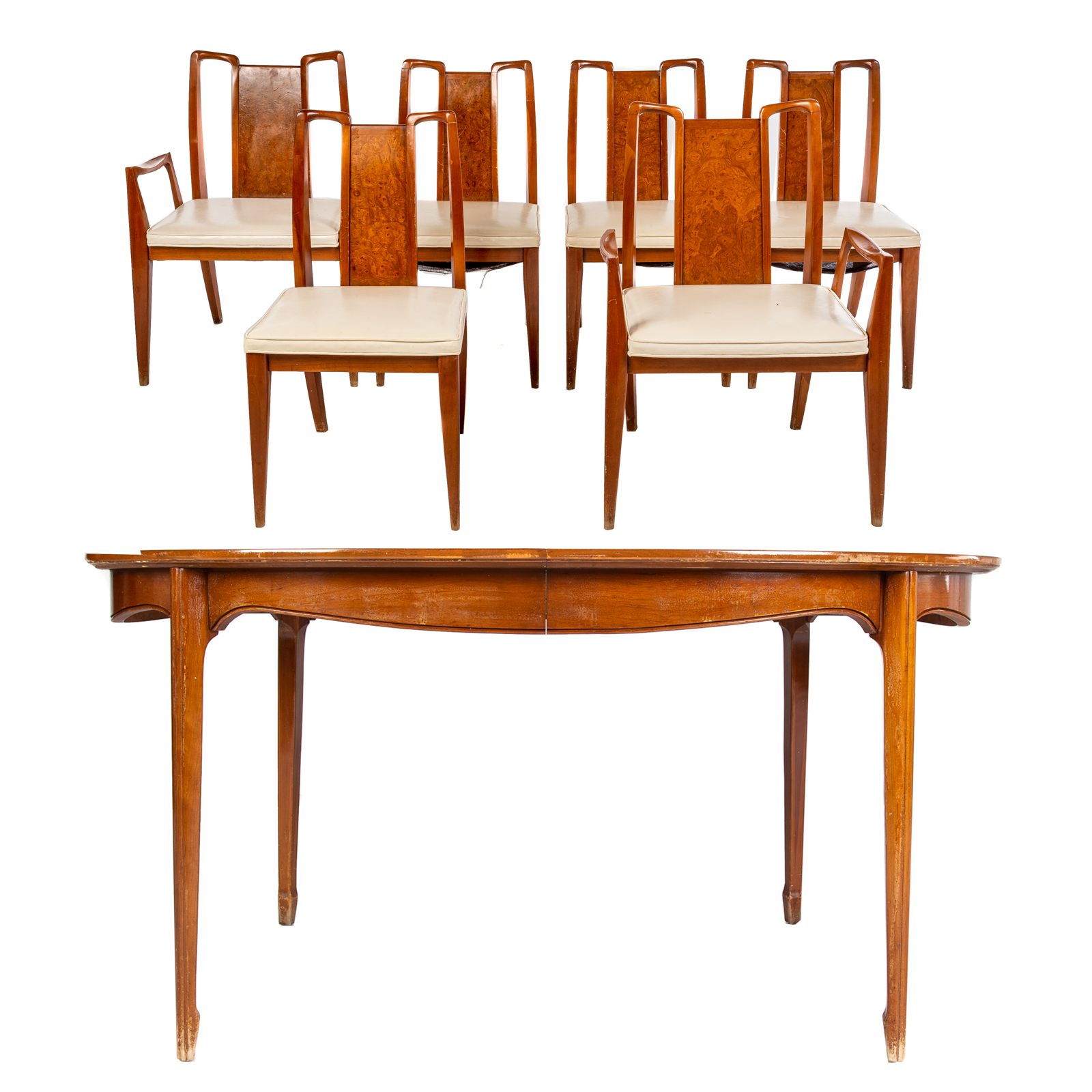 MID-CENTURY MODERN SEVEN- PIECE DINING