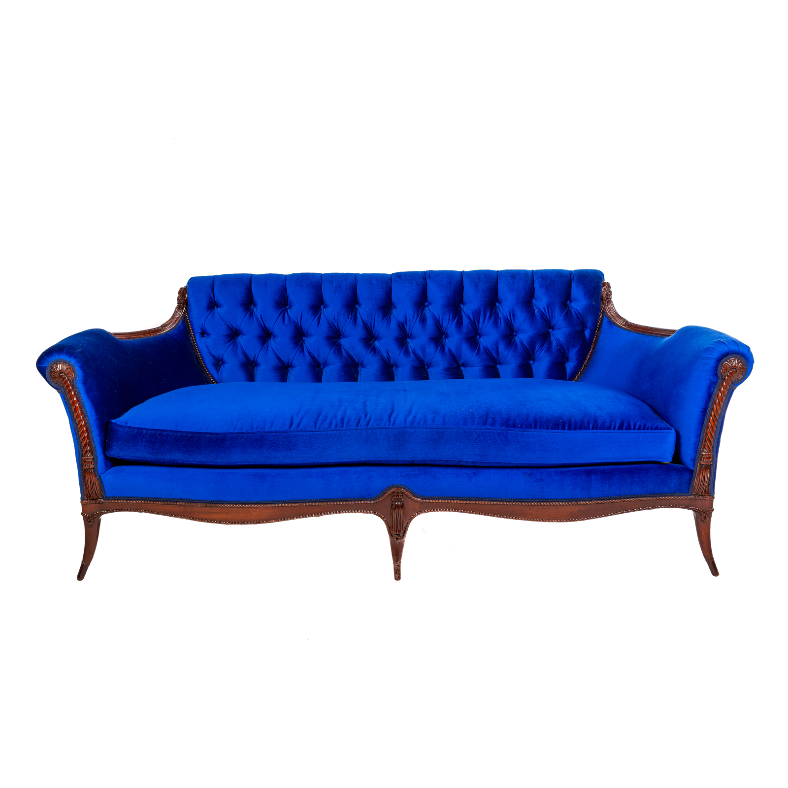 NEO GREC STYLE MAHOGANY UPHOLSTERED 29ddc8