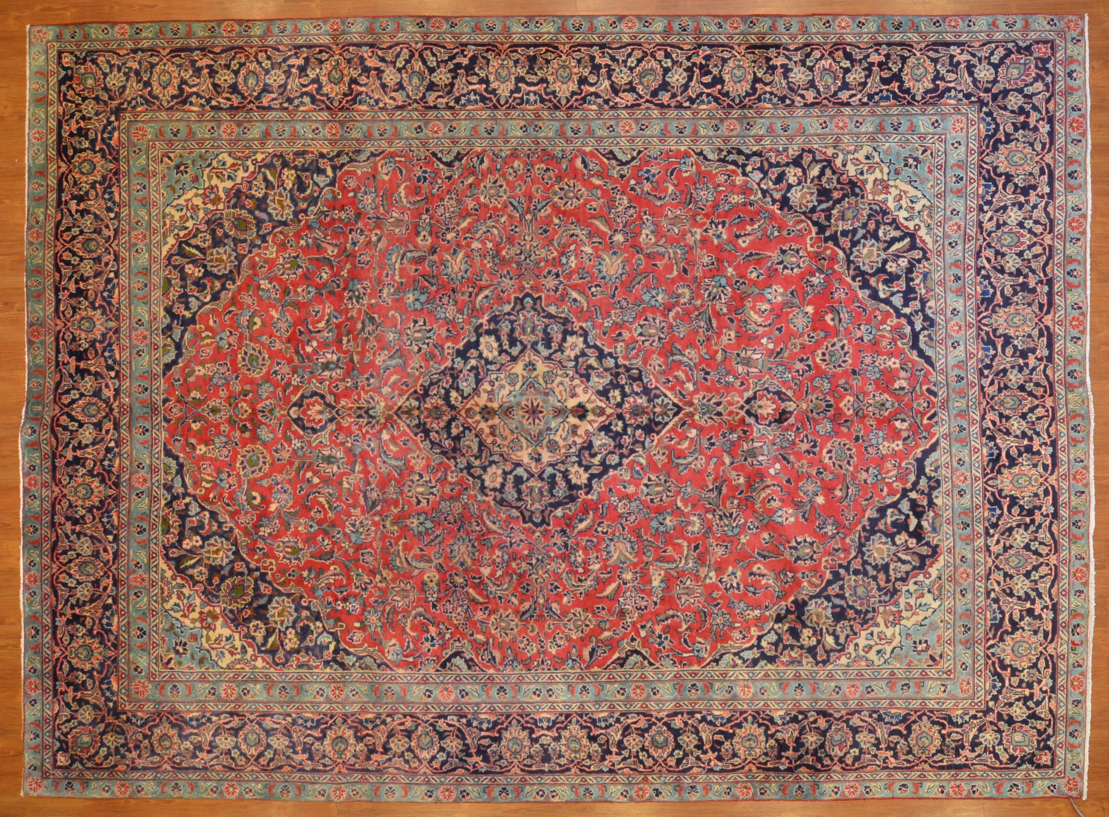 KASHAN CARPET, PERSIA, 9.2 X 12.5