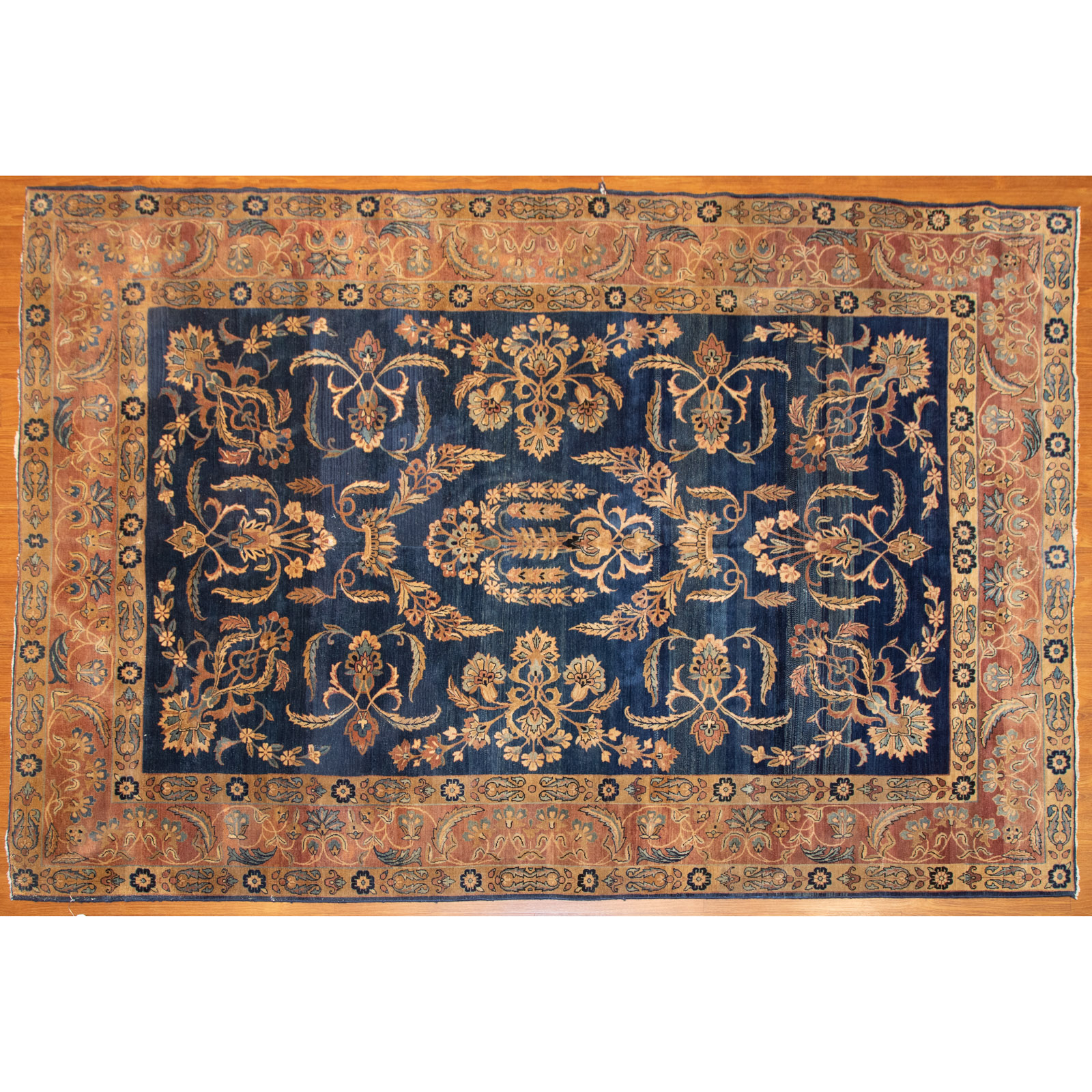 ANTIQUE LAVAR KERMAN RUG, PERSIA,