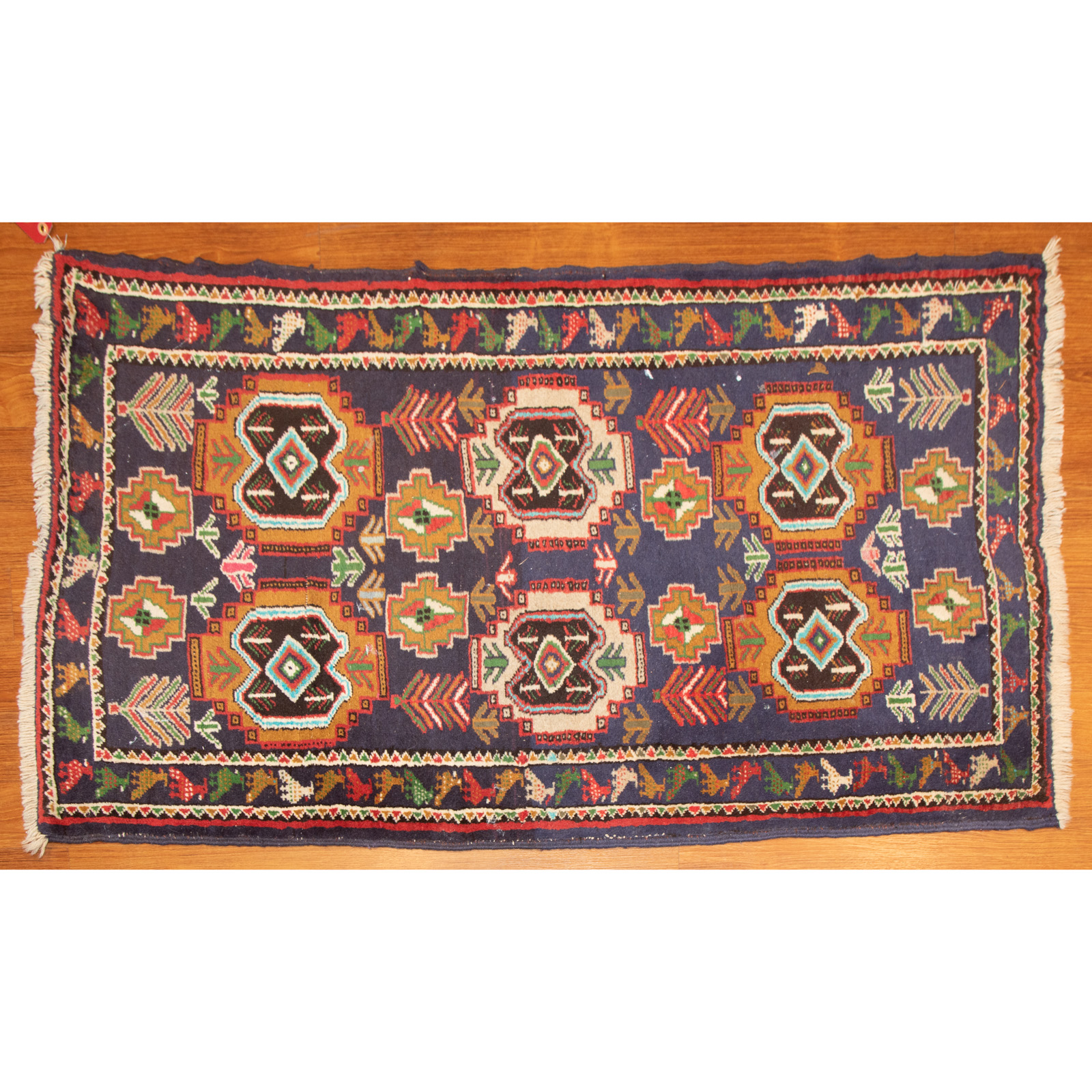 TURKISH GEOMETRIC RUG 2 8 X 4 10 29de13