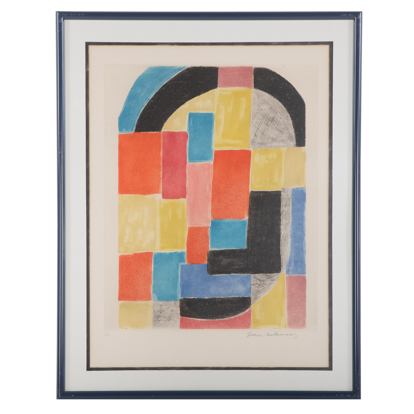 SONIA DELAUNAY. UNTITLED, ETCHING