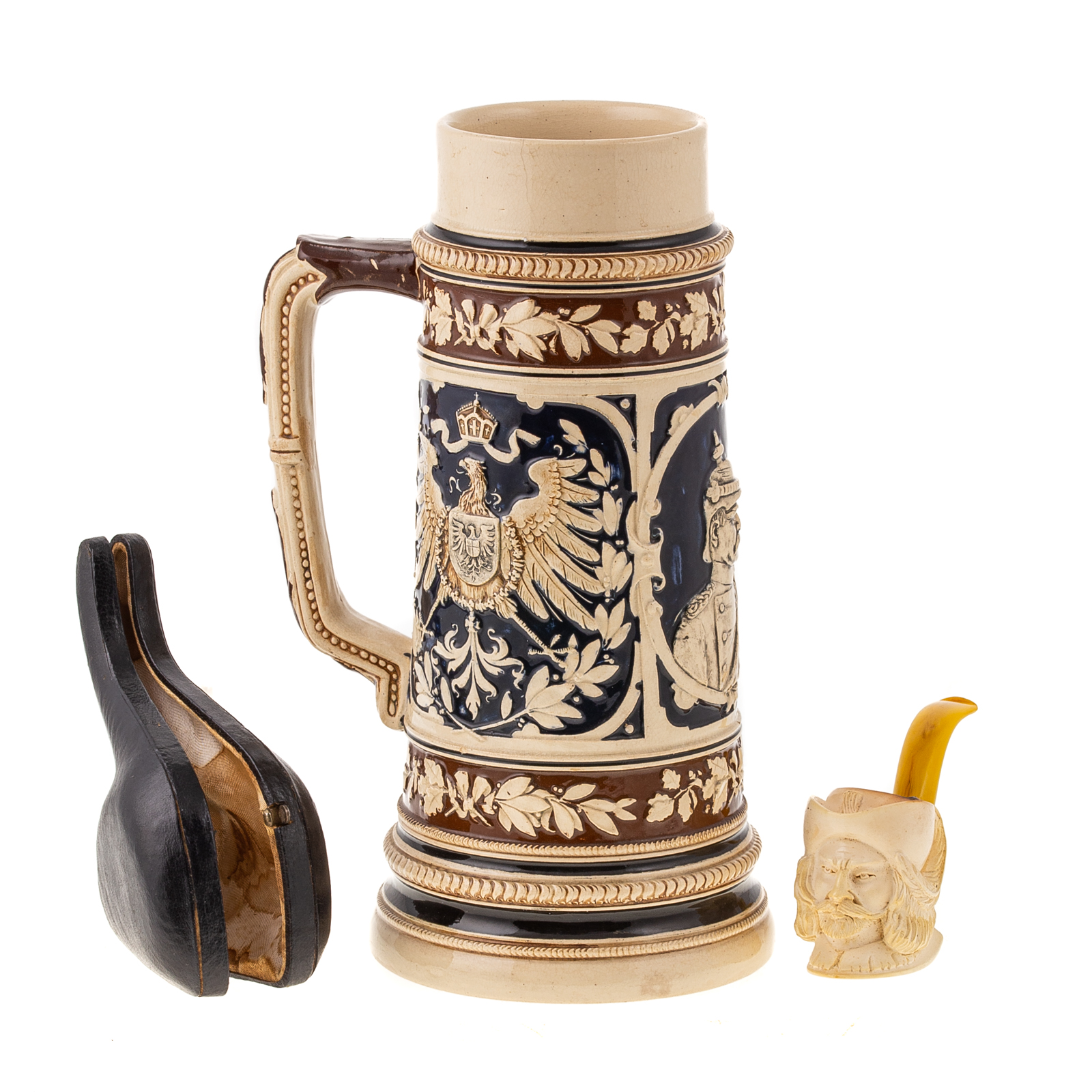 BISMARCK STEIN & MEERSCHAUM PIPE