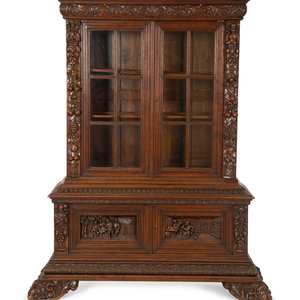 A German Black Forest Carved Oak 2a0dfc