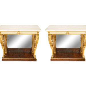 A Pair of Louis XVI Style Painted