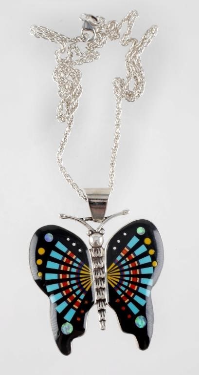 NATIVE AMERICAN STYLE MOSAIC NECKLACEIncludes