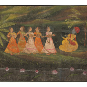 Two Indian Pichwai Paintings 20th 2a104c