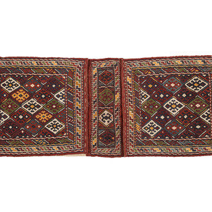 A Persian Wool Saddle Bag 44 x 2a1224