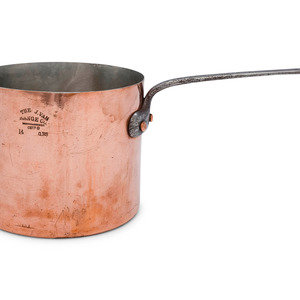 An American Copper Sauce Pan
John