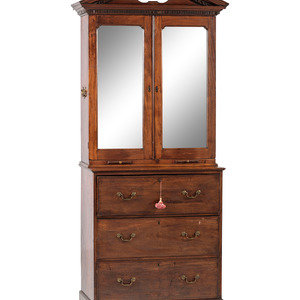 A George III Mahogany Bureau Bookcase 18th Early 2a1297