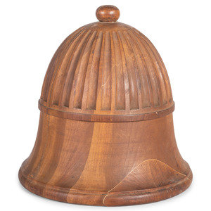 A Wooden Fire Hydrant Top American  2a12bd